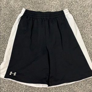 black and white long shorts